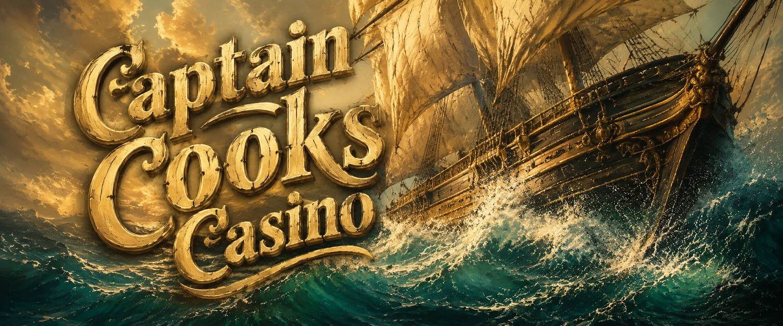 Captain Cooks casino banner artwork