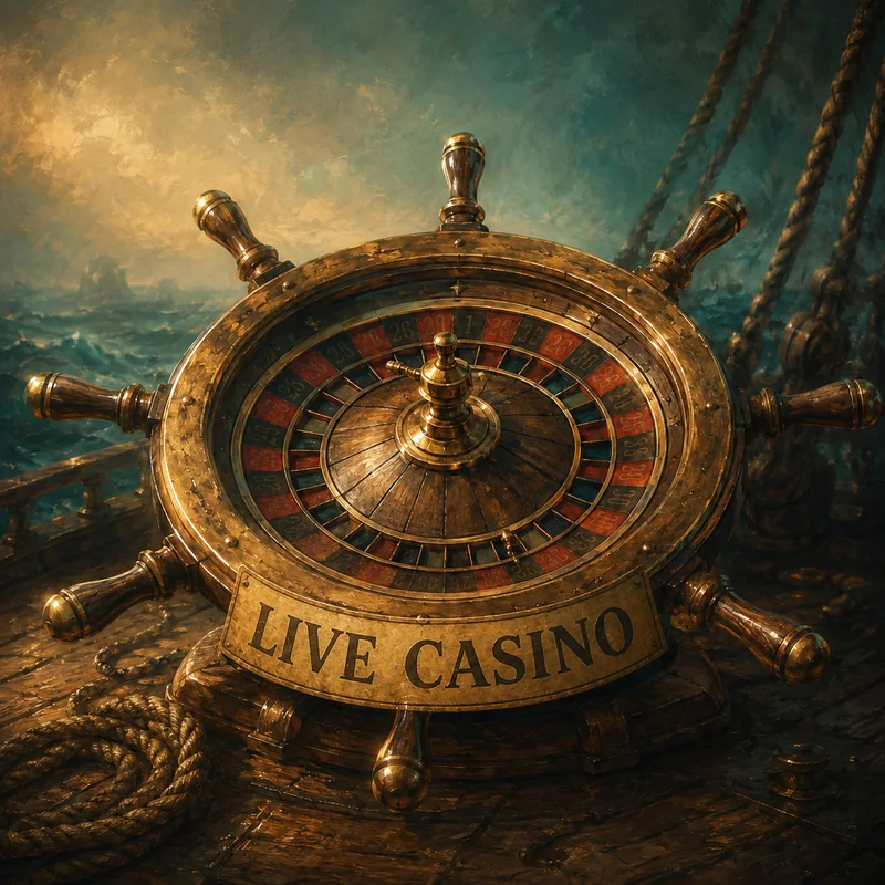 Live dealer games at Captain Cooks
