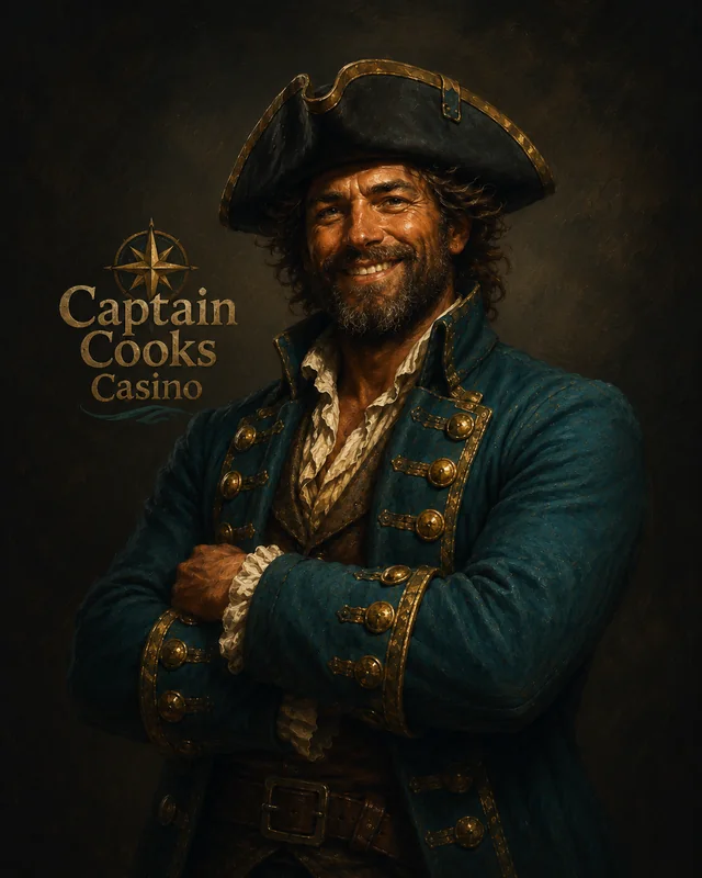Captain Cooks mascot artwork
